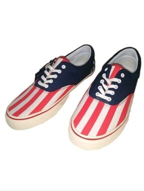 Ralph Lauren Polo Canvas Low Top Sneakers for Men size 9